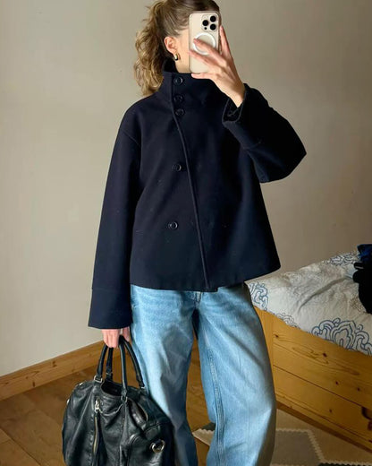 Seame CH - Chiara Elegant Jacket with Stand Collar - jackets - 1005009583632168-;Zt1754642836528715505