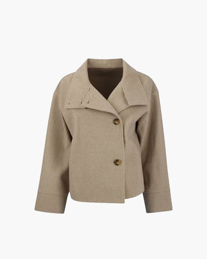 Seame CH - Chiara Elegant Jacket with Stand Collar - jackets - none