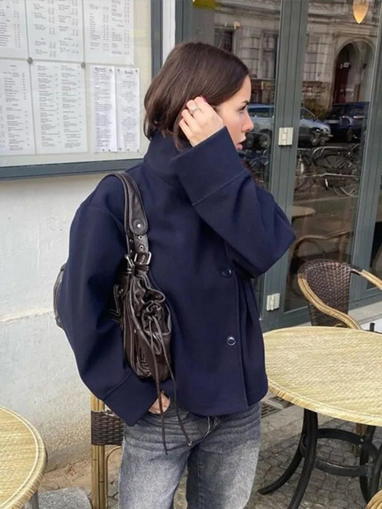 Seame CH - Chiara Elegant Jacket with Stand Collar - jackets - 1005009583632168-;mg1754642836528301310