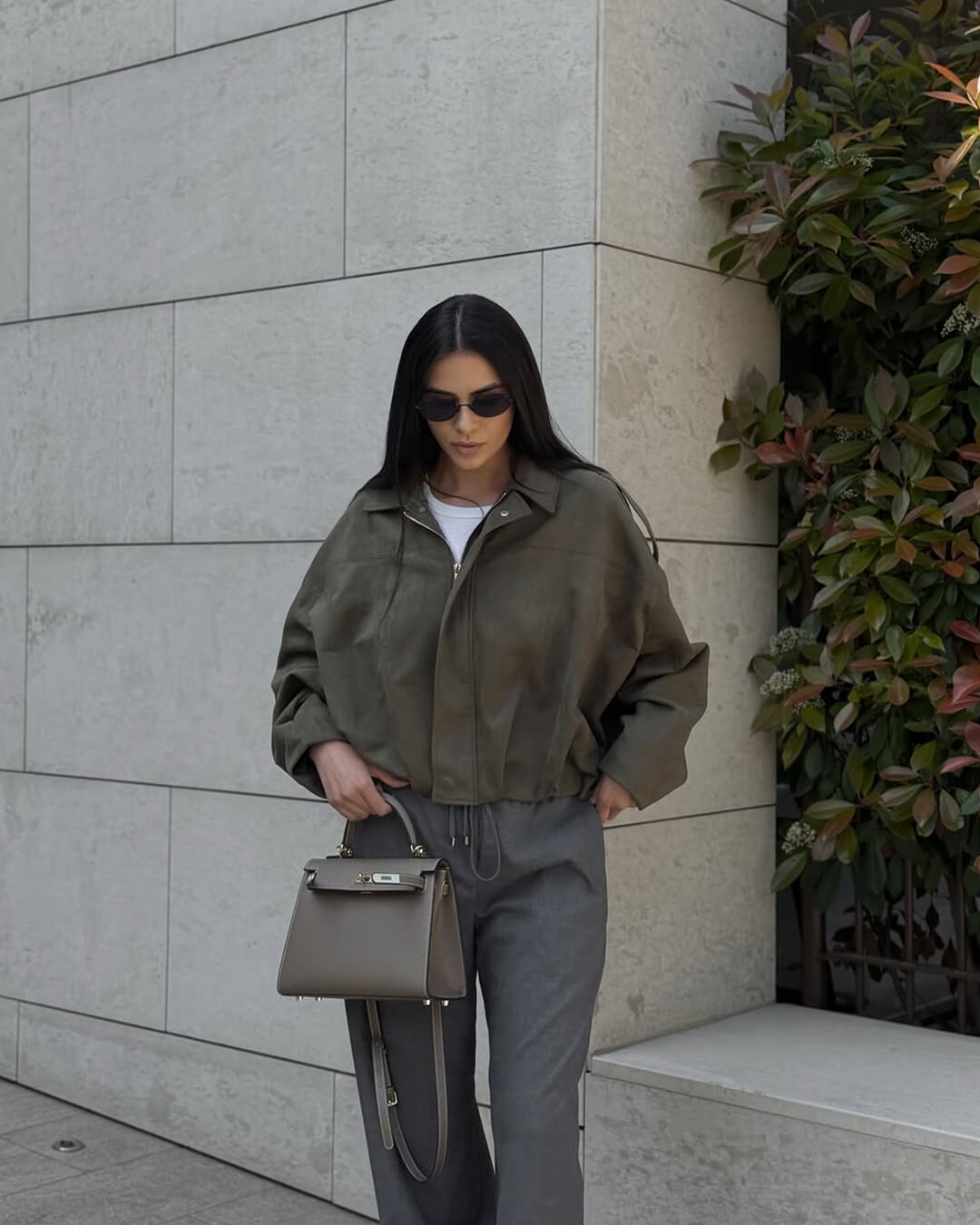 Seame CH - Luna Suede Bomber Jacket - jackets - DWOD2-WK623011