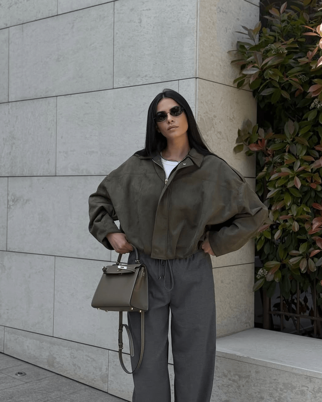 Seame CH - Luna Suede Bomber Jacket - jackets - DWOD2-WK623008