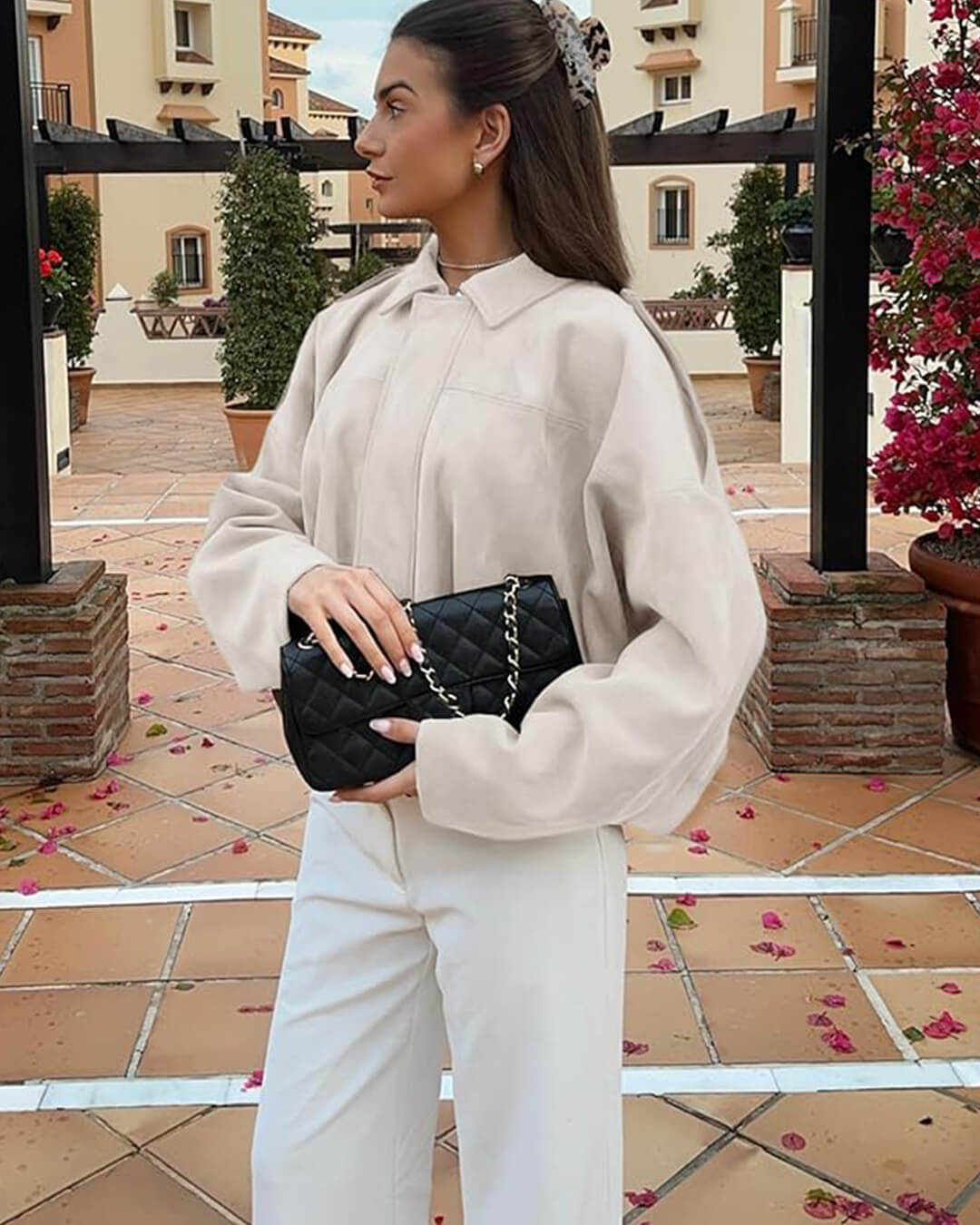 Seame CH - Luna Suede Bomber Jacket - jackets - DWOD2-WK623011